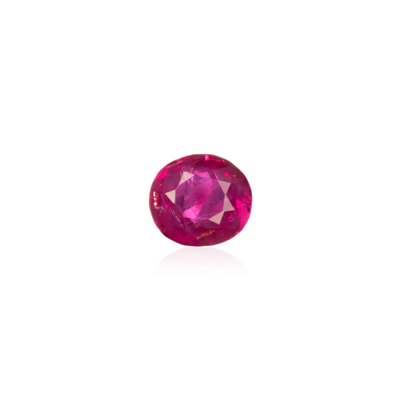 0.70ct Intense Red Unheated Burmese Ruby