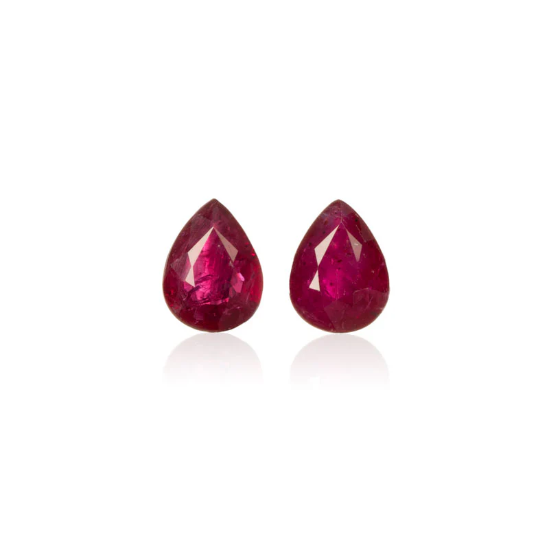 1.65ct Burmese Ruby Pair