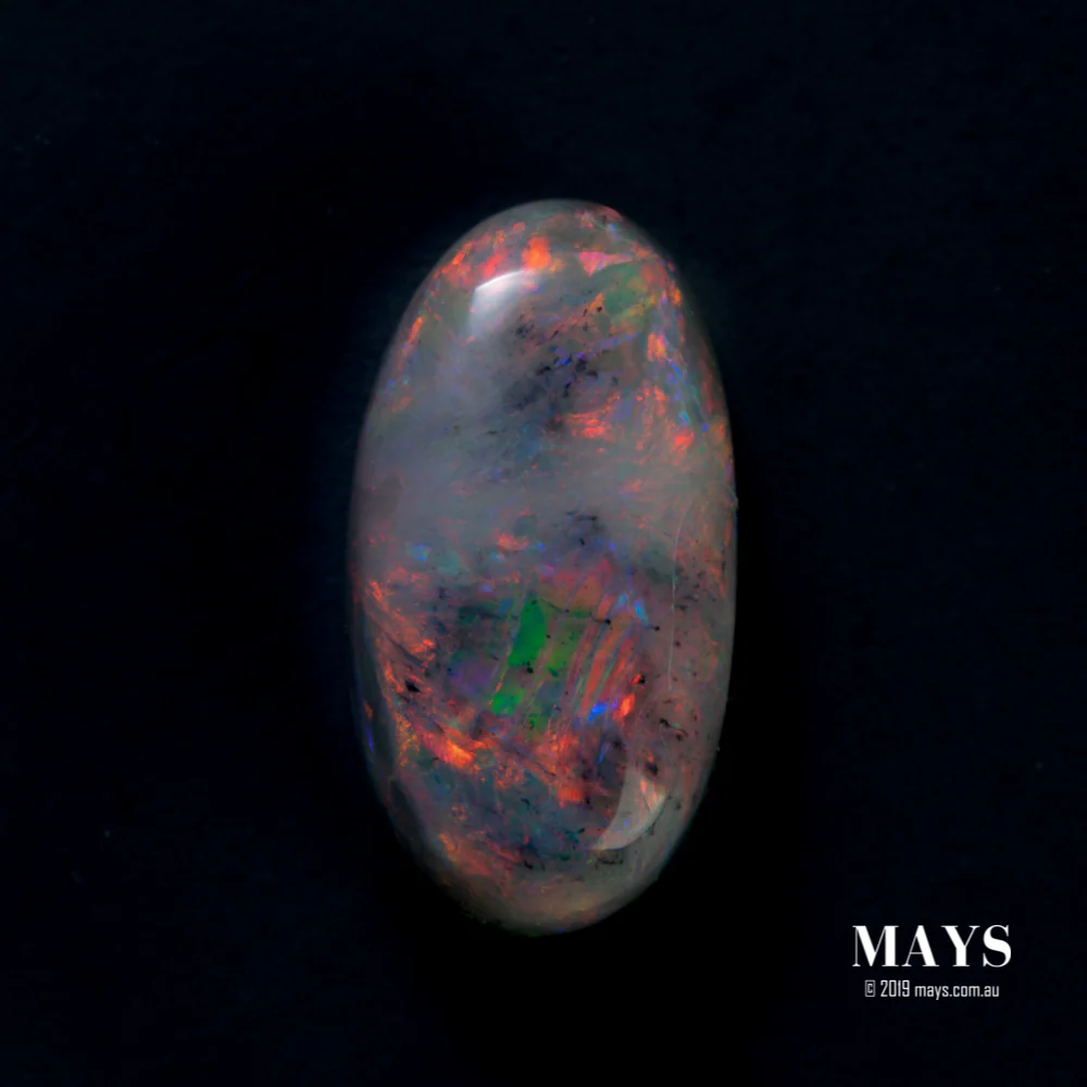 1.55ct Grey Orange Australian Opal