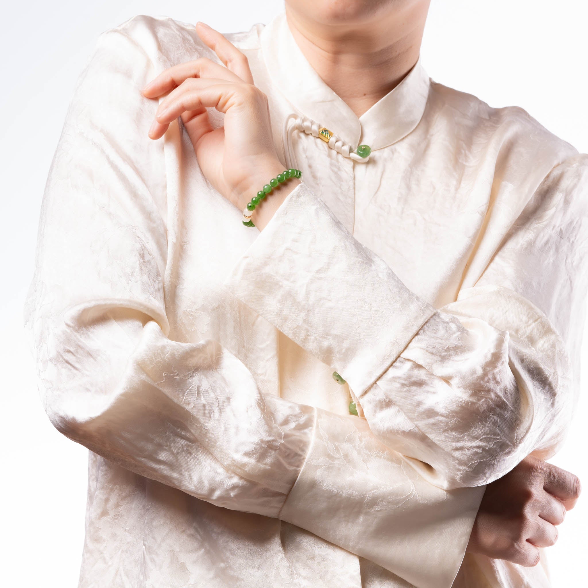 Awaken Soul Green Jade Bracelet - Image 4