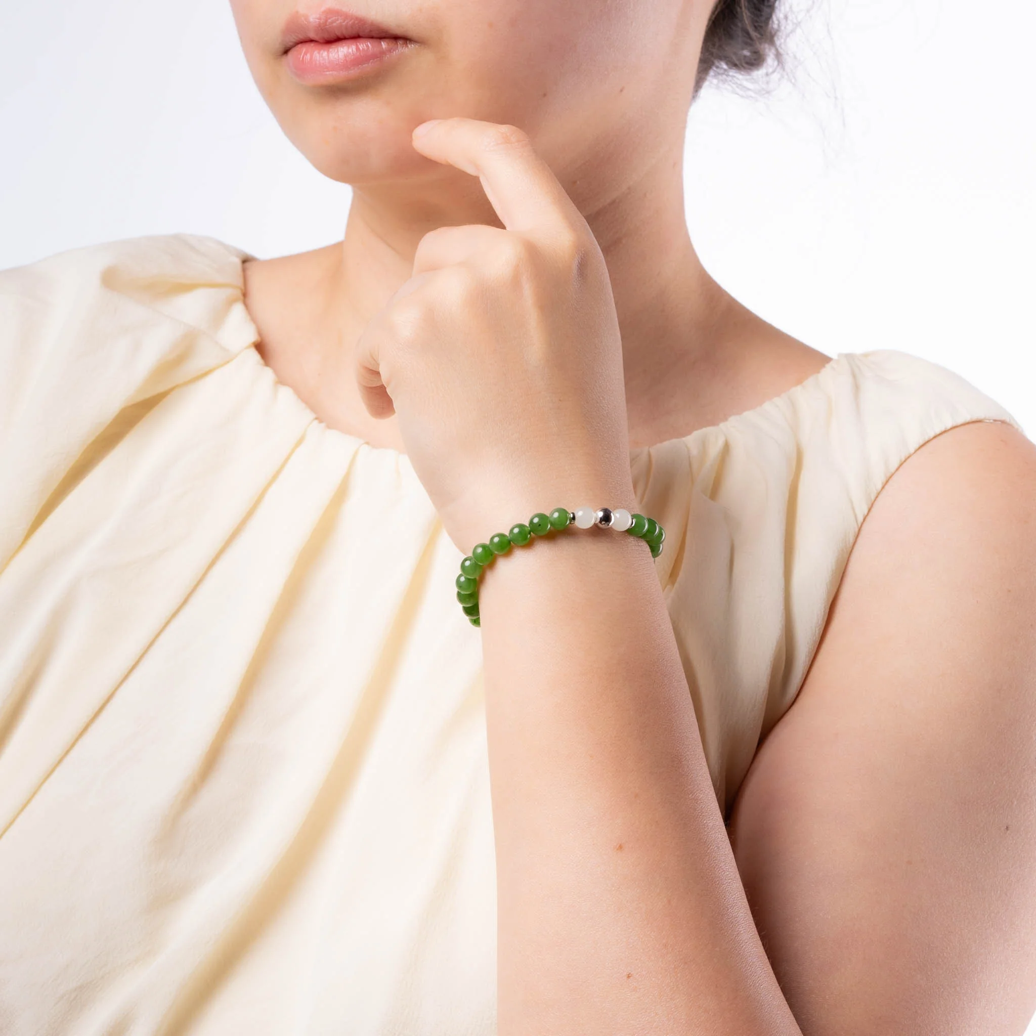 Awaken Soul Green Jade Bracelet - Image 8