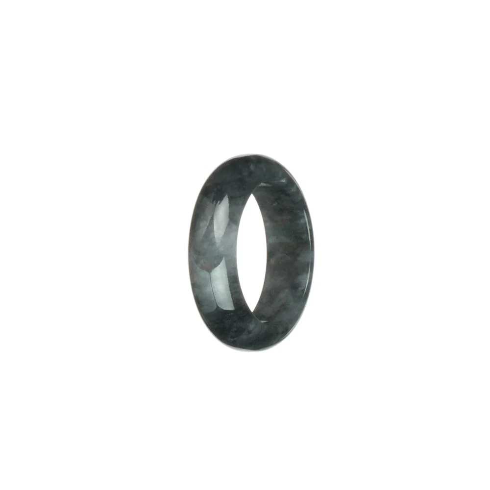 Authentic Black Jade Ring - US 9.5 - Image 2