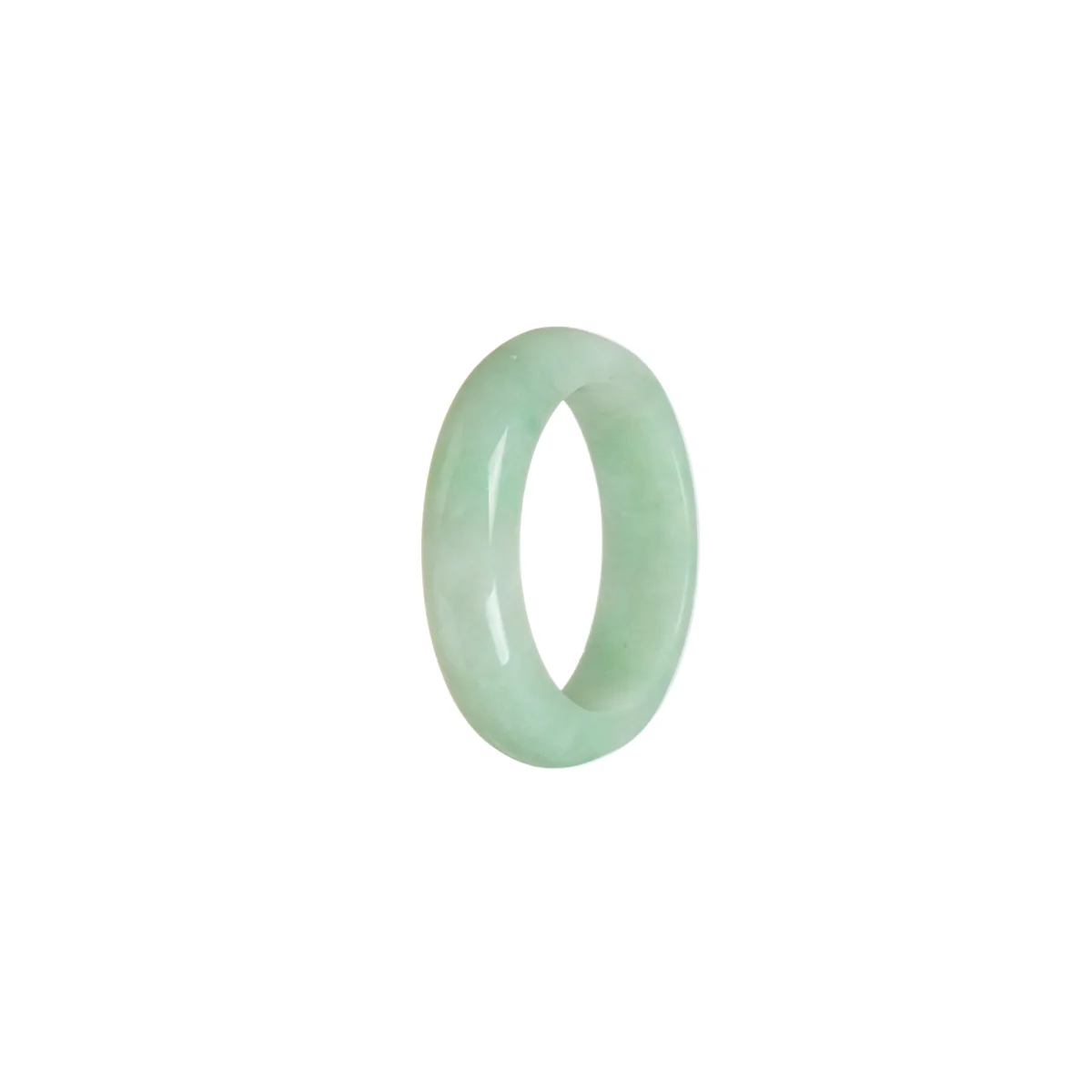 Real Light green with apple green Jade Band - Size S - Image 3