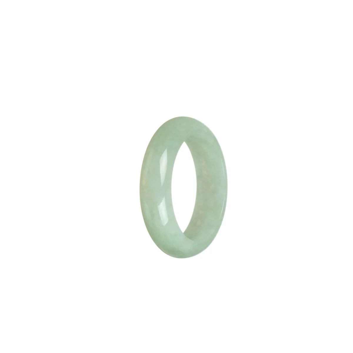 Certified Light Green Jade Band - Size S 1/2 - Image 3