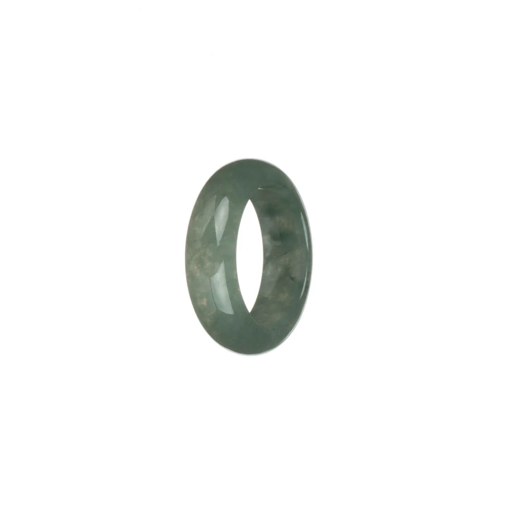 Real Green Burma Jade Band - US 8 - Image 2