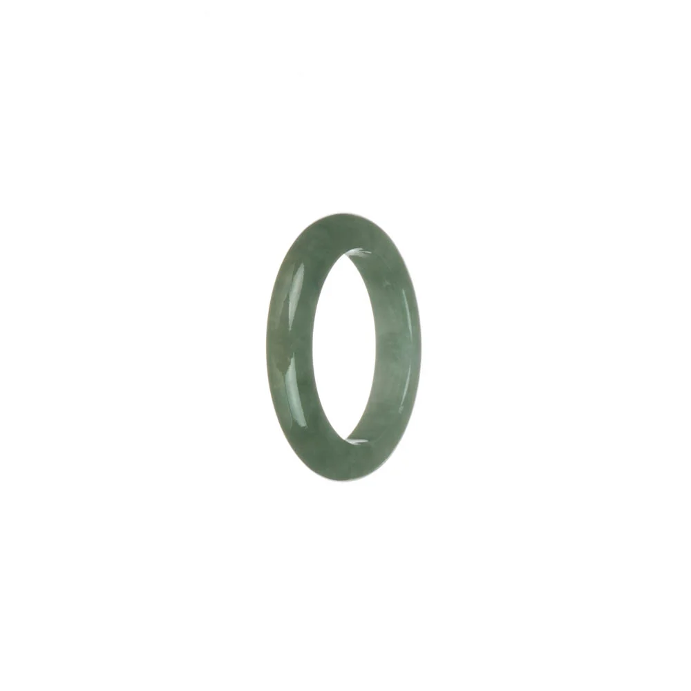 Authentic Green Jadeite Jade Band - US 8.5 - Image 2