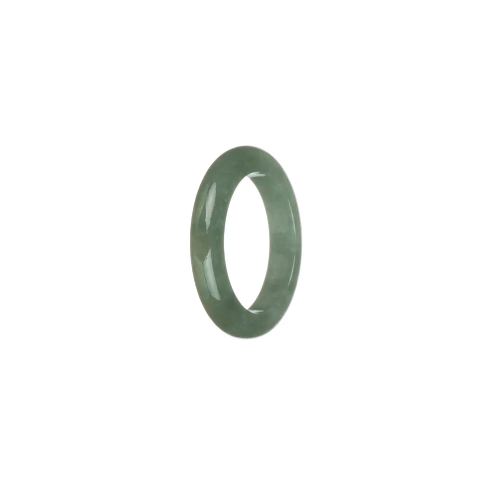 Authentic Green Jadeite Jade Band - US 8.5 - Image 3