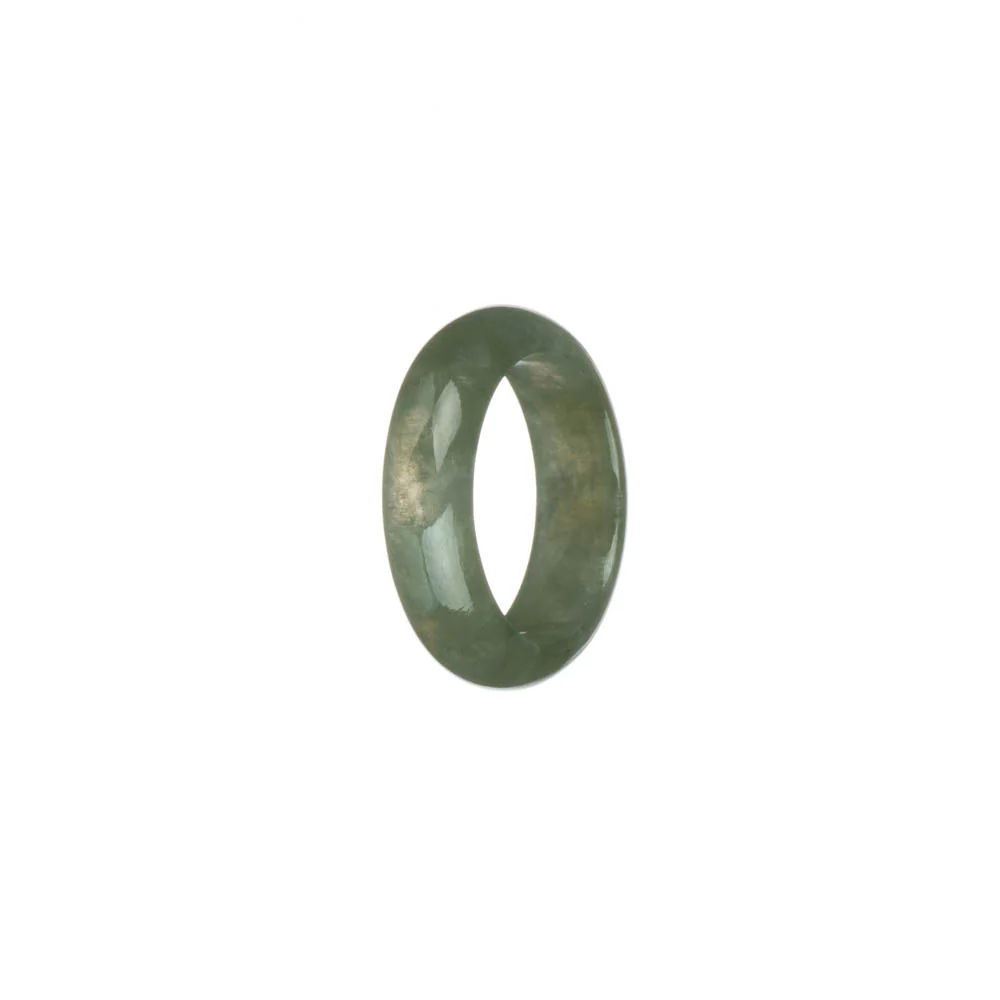 Certified Green Burma Jade Ring - US 8.25 - Image 3