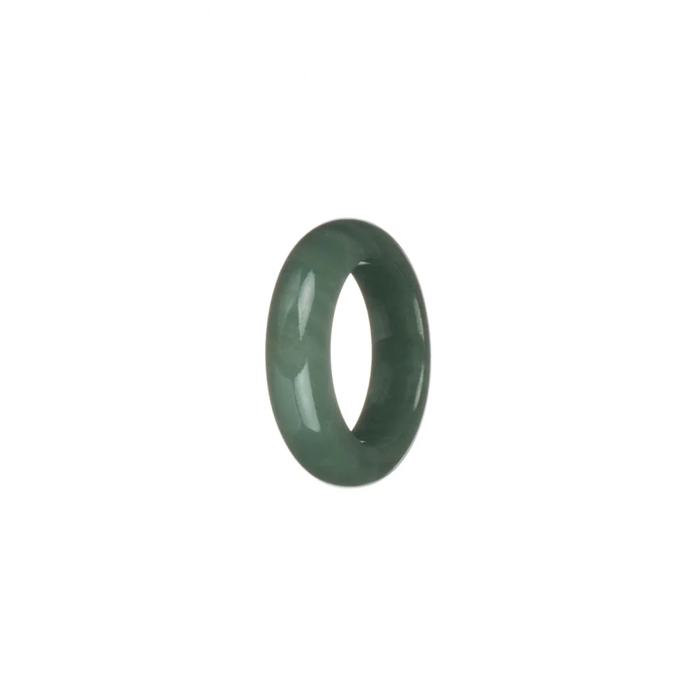 Genuine Green Jadeite Jade Band - US 7 - Image 2