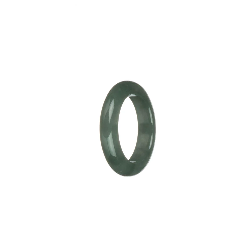 Real Green Jadeite Jade Band - US 7.5 - Image 2