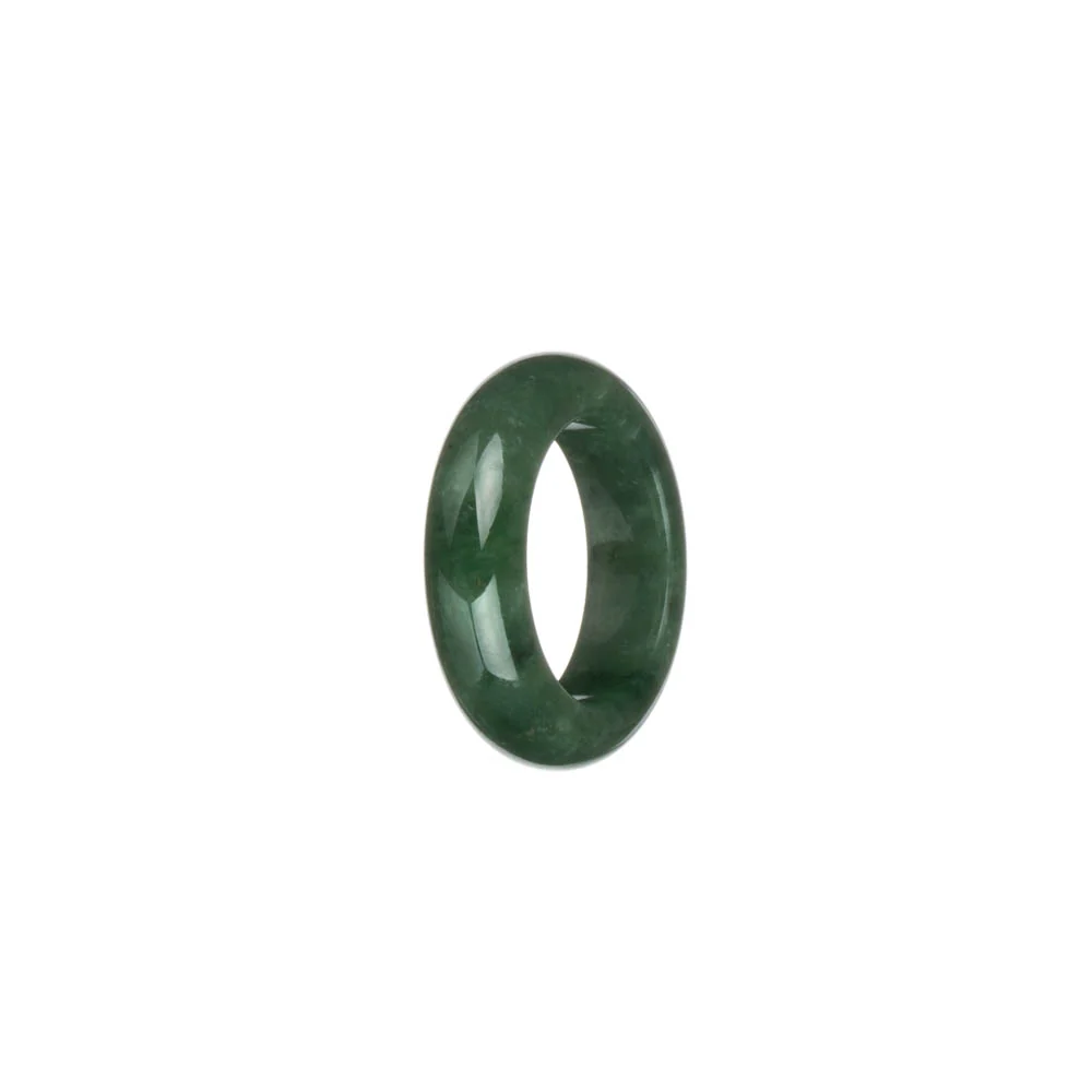 Genuine Green Jade Band - US 7 - Image 3