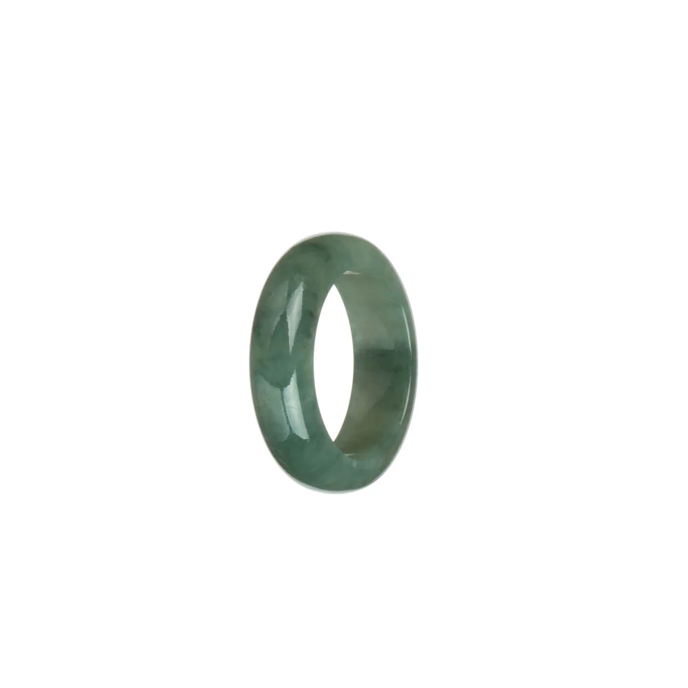 Real Green Jadeite Jade Ring - US 8 - Image 3