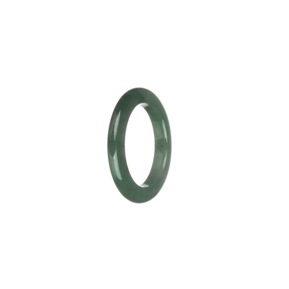 Certified Green Burmese Jade Ring - US 9 - Image 3