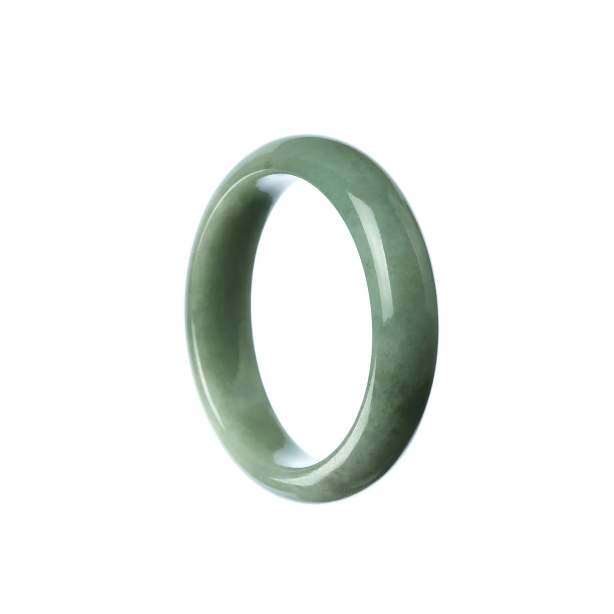 Genuine Type A Green Jadeite Jade Bangle - Child Round