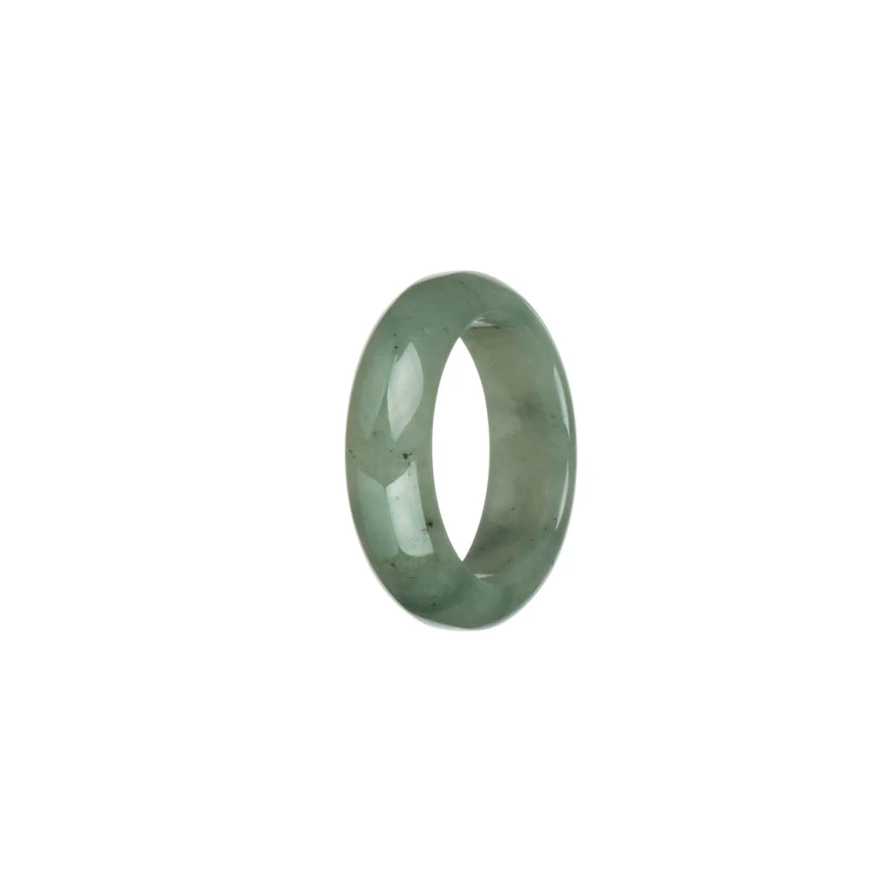 Real Green with Pale Green Burma Jade Band - US 9.5 - Image 3