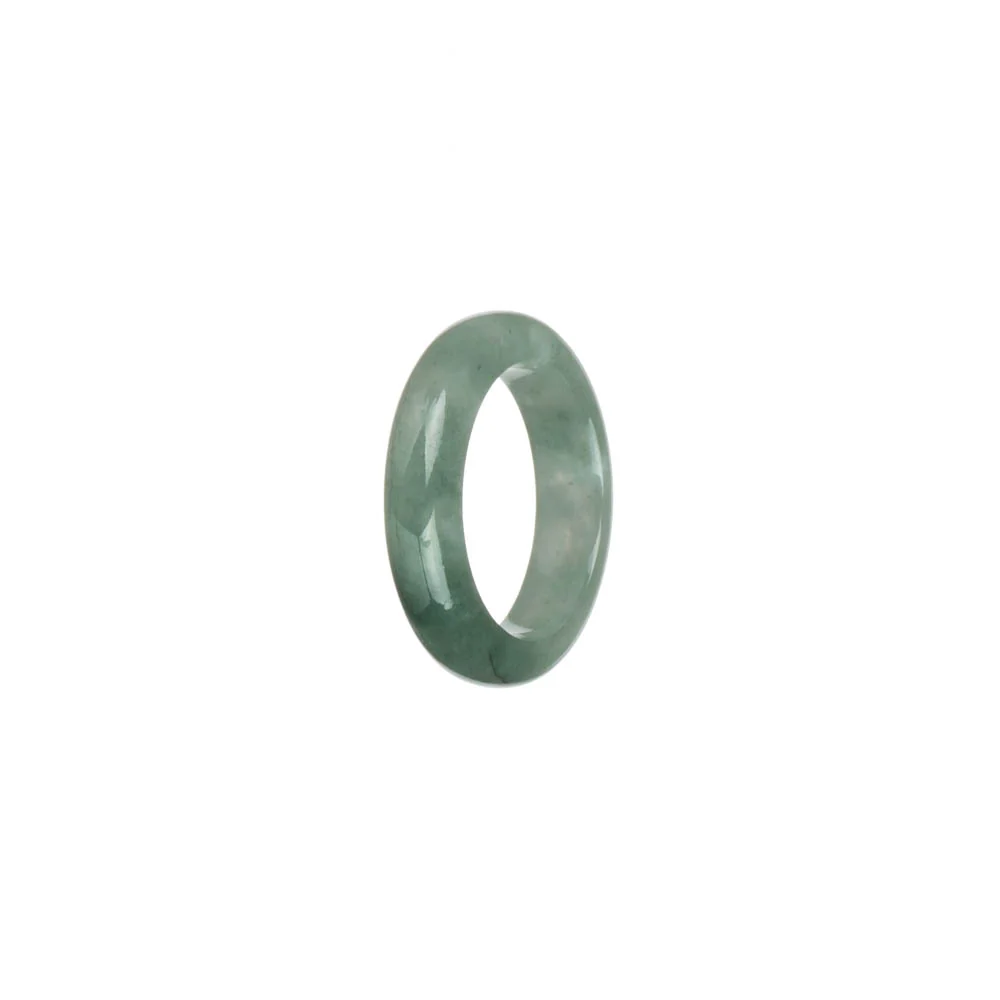 Genuine Green with White Jade Band - US 7.5 - Image 3