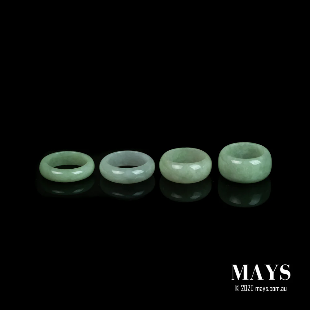 Sereniti Unisex Burmese Jadeite Jade Ring - Image 4