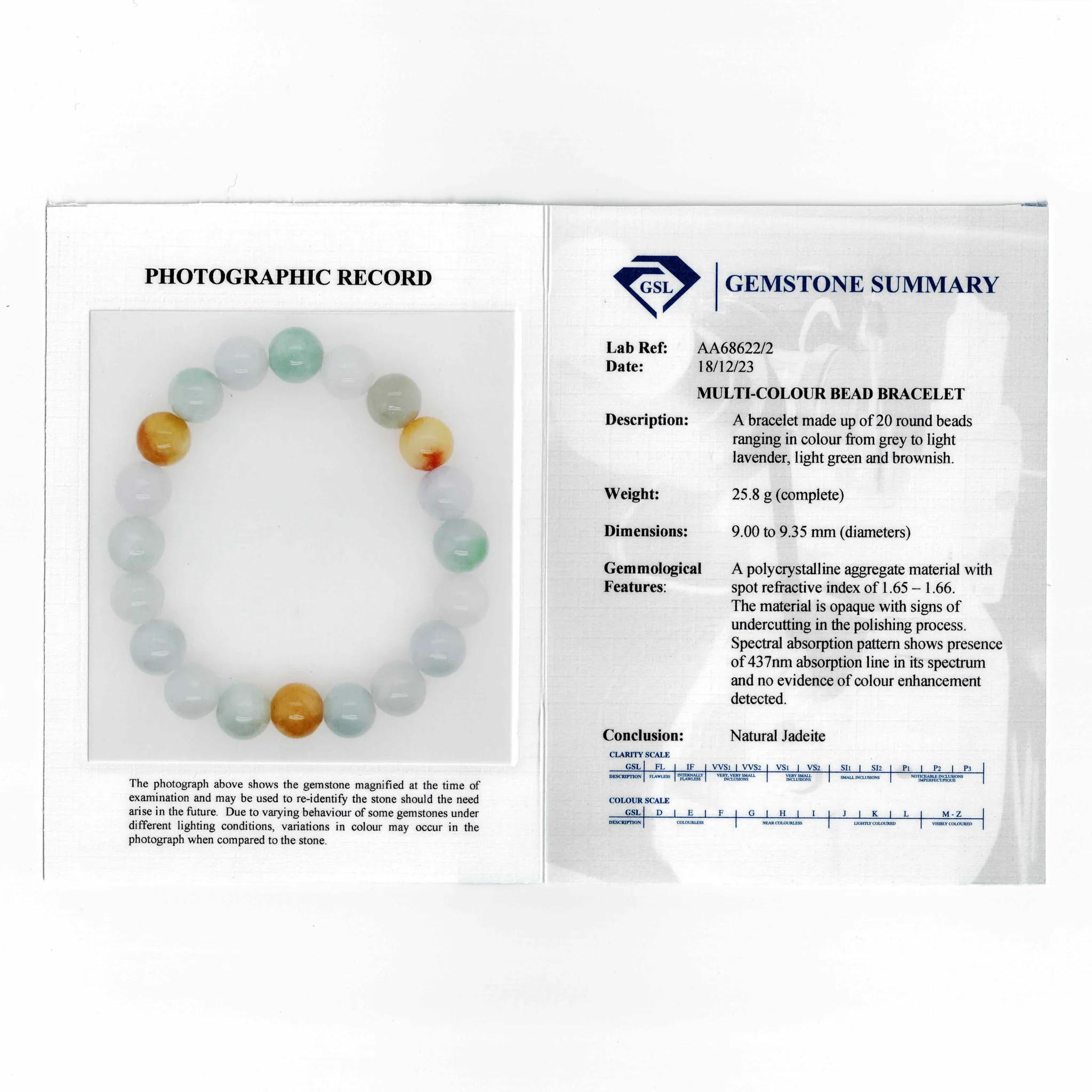 Jadeite Trilogy Bracelet with Natural Burmese Jade - Image 5