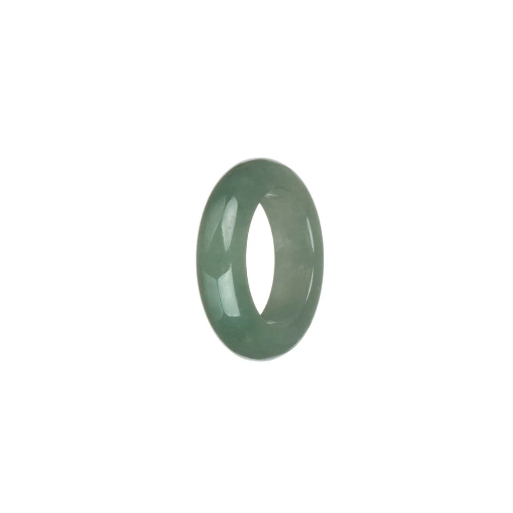 Real Light Green Burma Jade Ring  - US 7 - Image 3