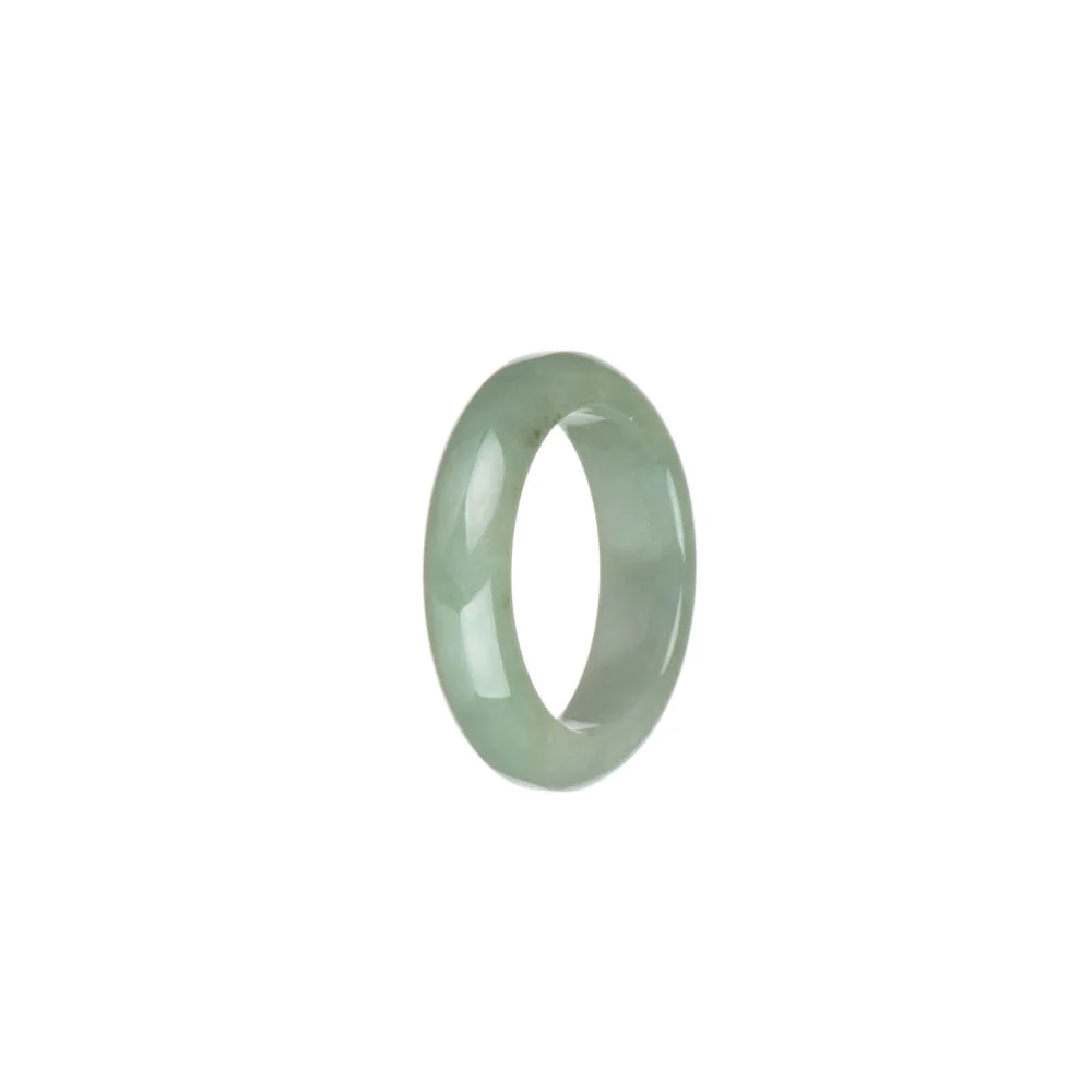 Real Light Green Burma Jade Ring - US 9.5 - Image 2