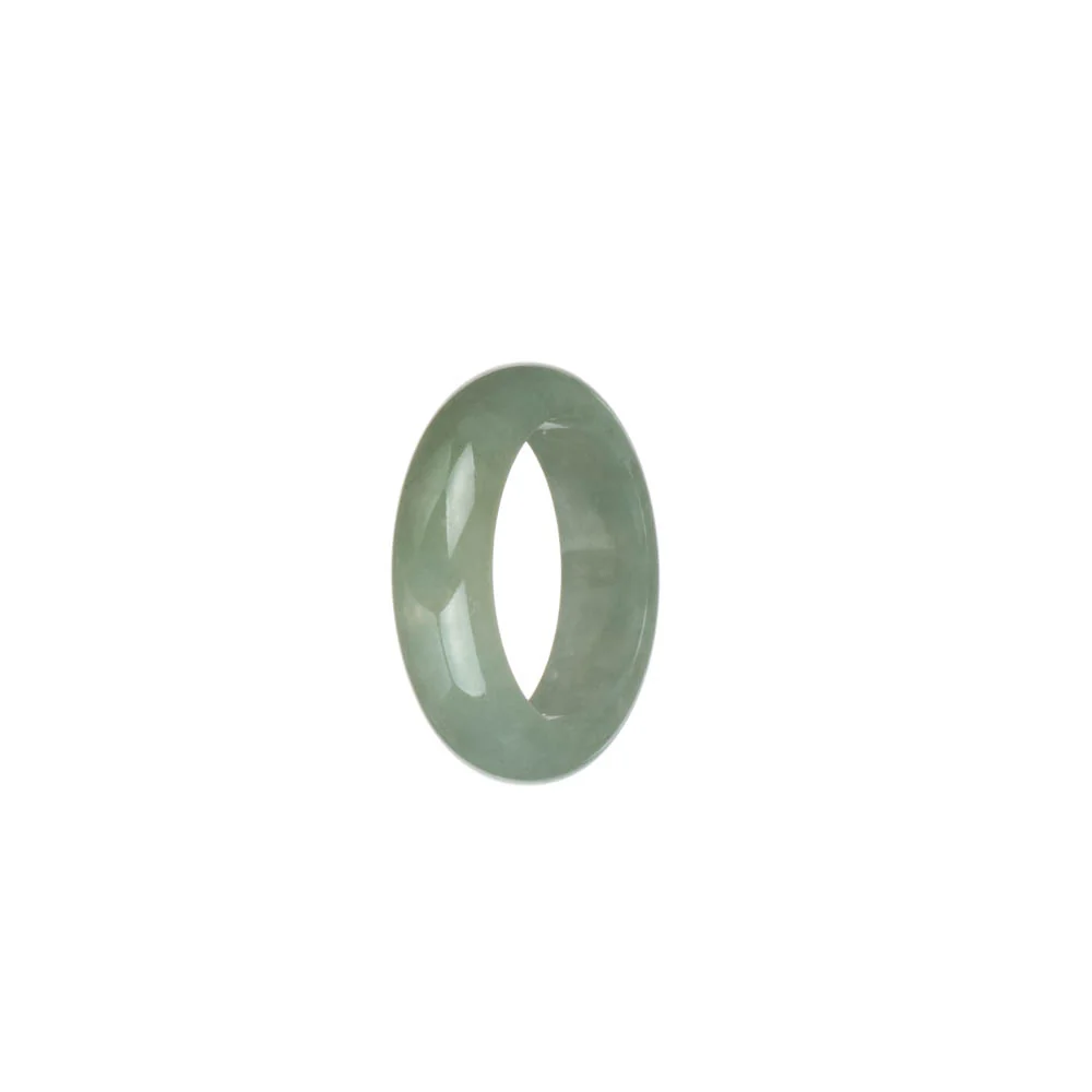 Certified Light Green Jadeite Jade Ring - US 8.25 - Image 2