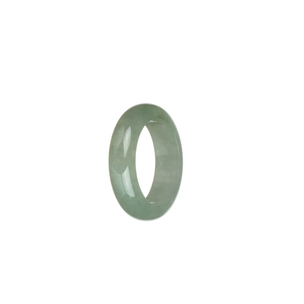 Certified Light Green Jadeite Jade Ring - US 8.25 - Image 3