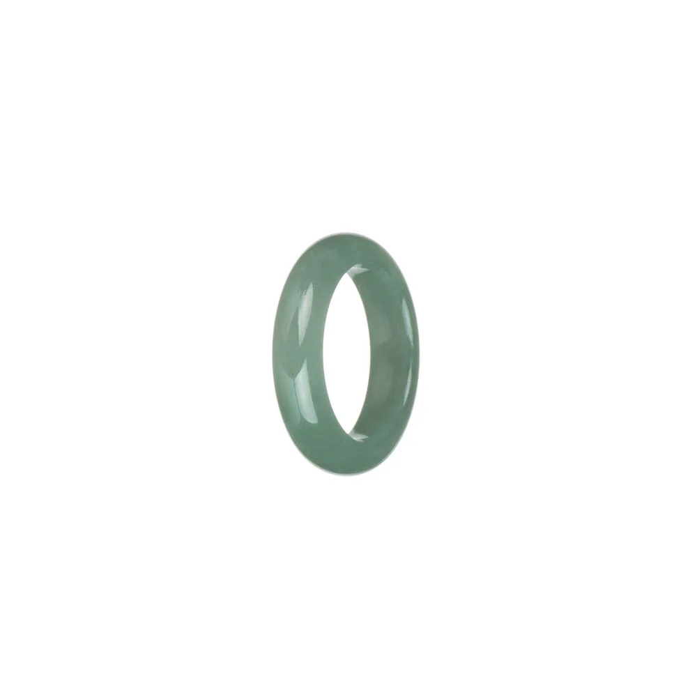 Real Light Green Jade Ring - US 6 - Image 3