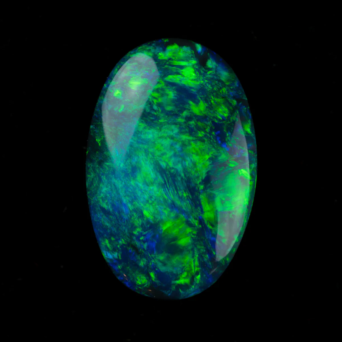 2.33ct Australian Solid Black Opal Lighting Ridge - Image 2