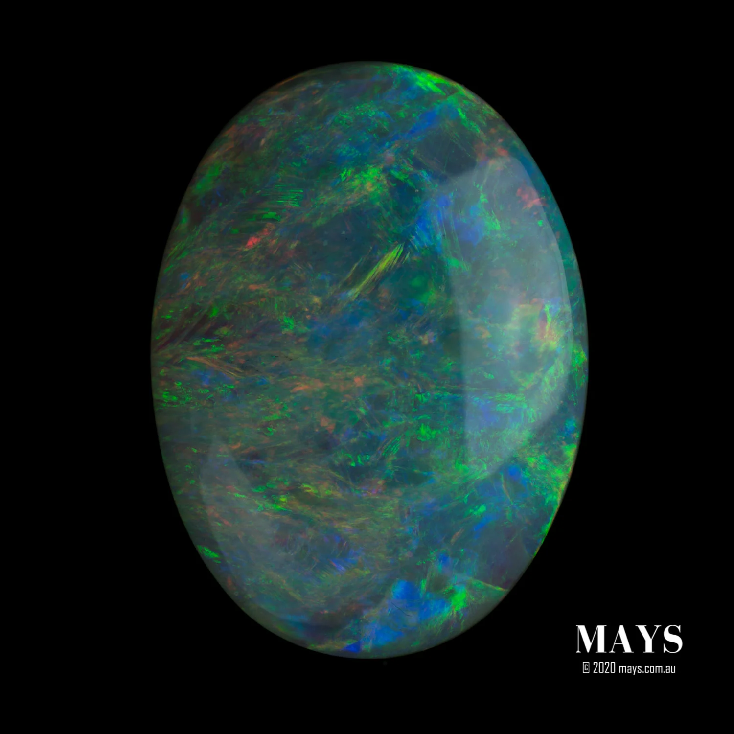10.19ct Natural Australian Solid Black Opal - Image 2
