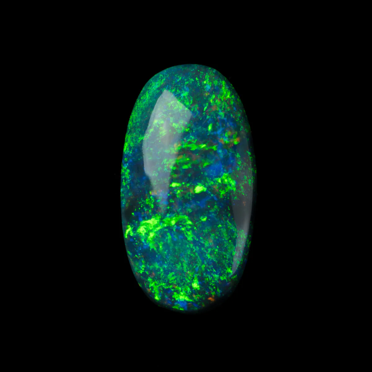 0.83ct Lighting Ridge Australian Solid Black Opal - Image 2