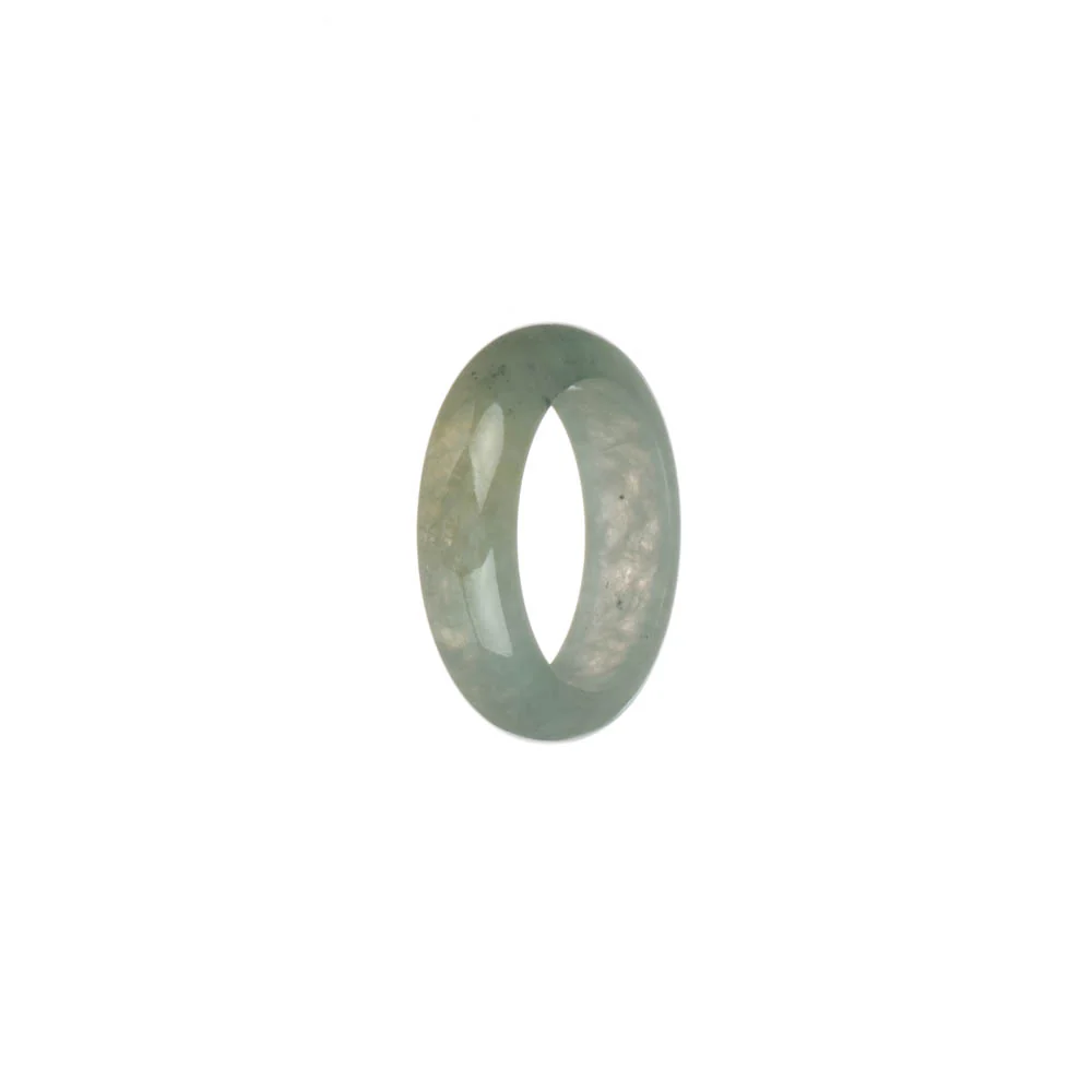 Real Pale Green Burma Jade Ring  - US 8.25 - Image 2