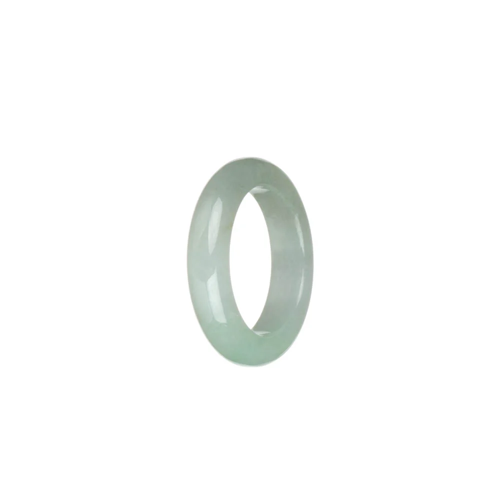 Authentic Pale Green Jade Band - US 9.5 - Image 2