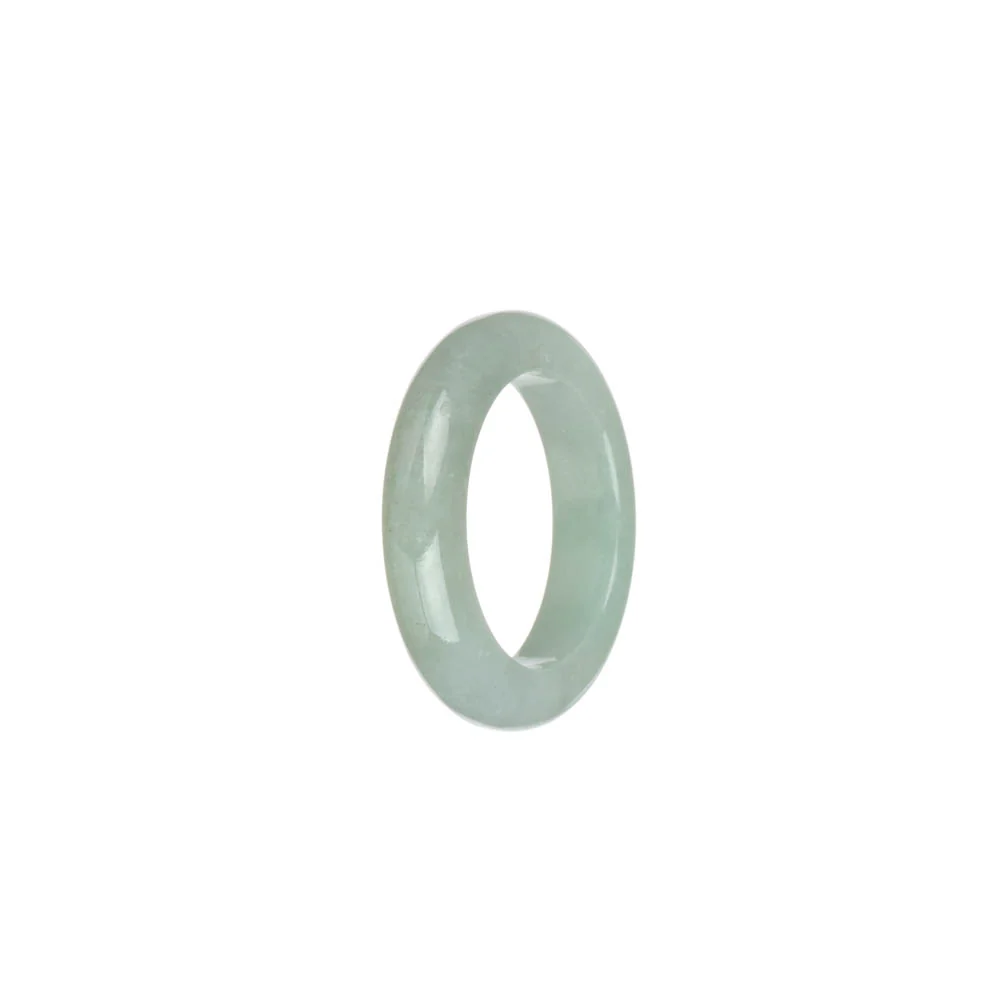 Authentic Pale Green Jade Band - US 9.5 - Image 3