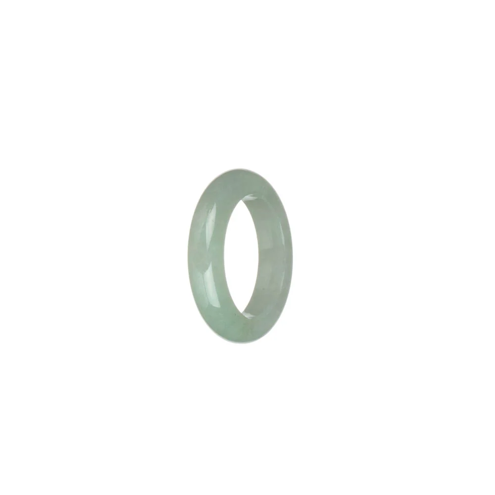 Real Pale Green Jade Band - US 6 - Image 2