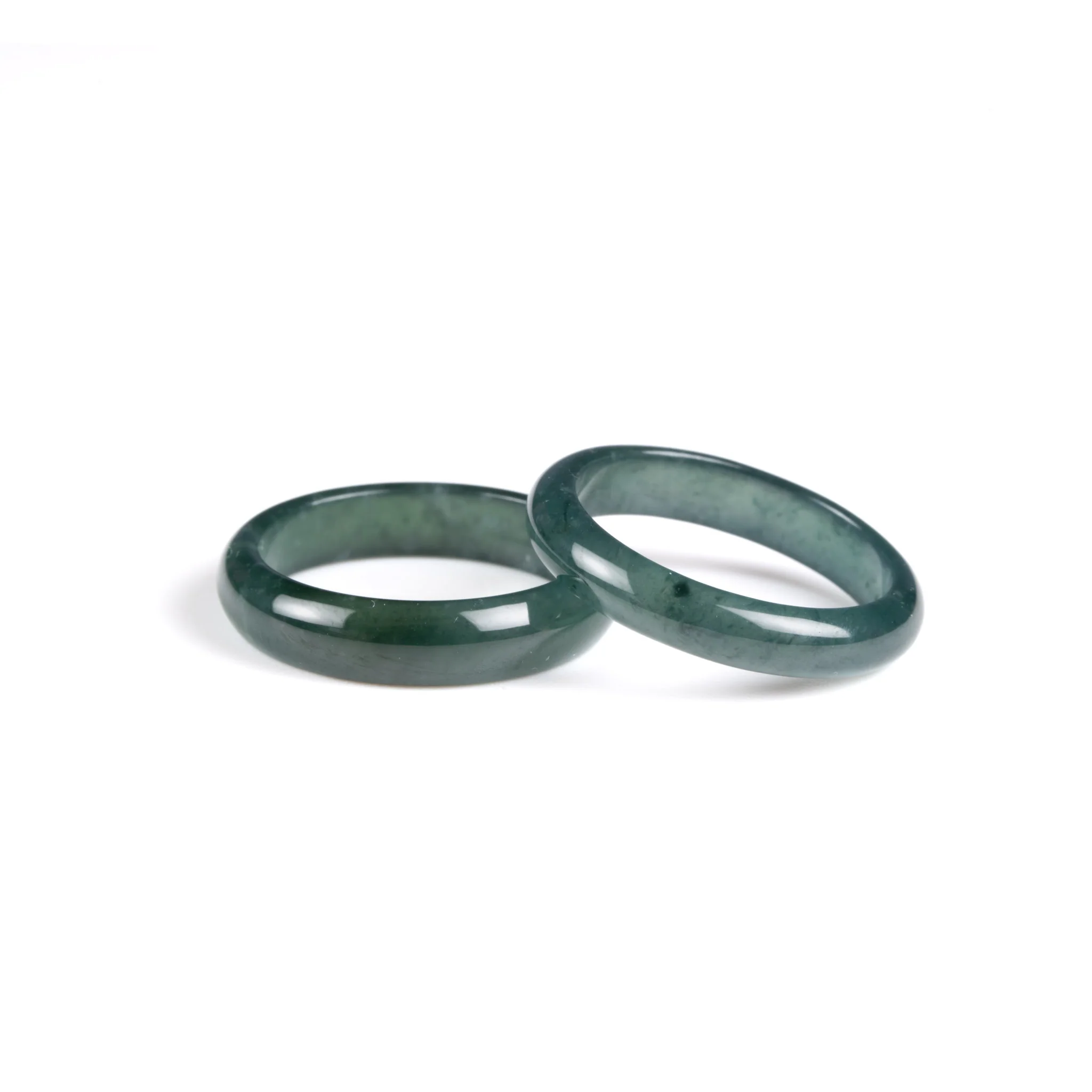 Tranquiliti Deep Green Jadeite Jade Ring - Image 3