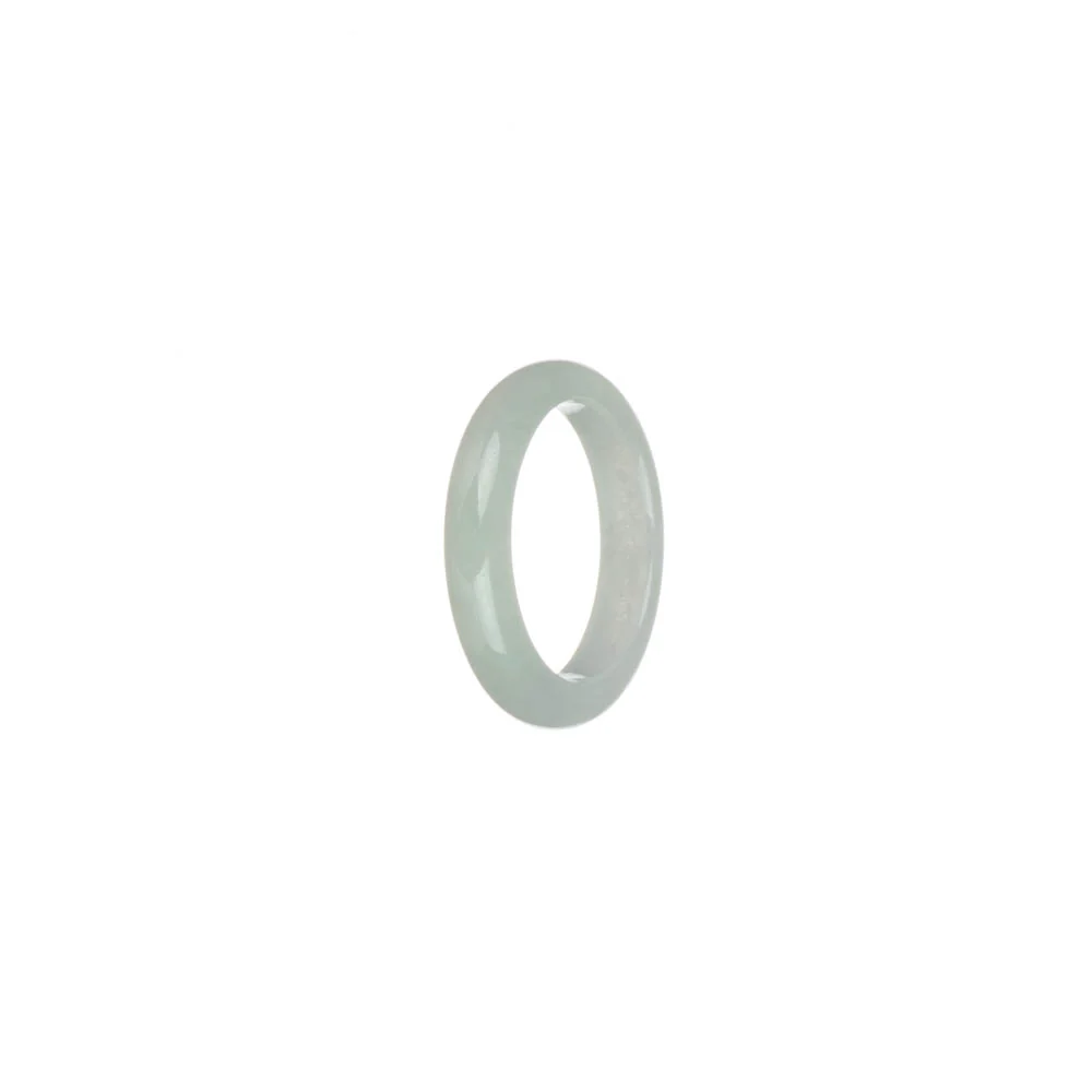 Authentic White Jadeite Jade Band - US 6 - Image 3