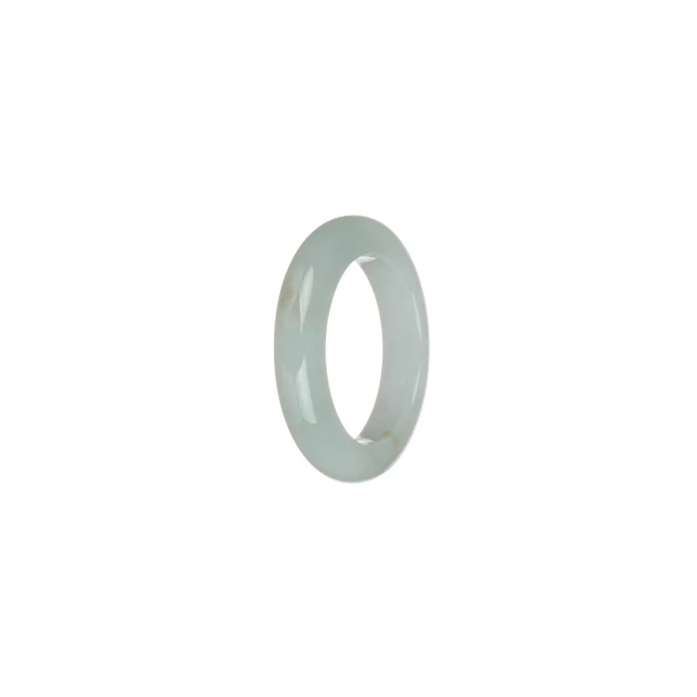 Authentic White Jadeite Jade Ring - US 7.25 - Image 3