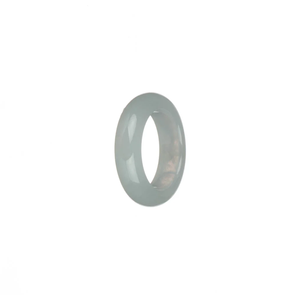 Real White Burma Jade Ring  - US 7.25 - Image 3