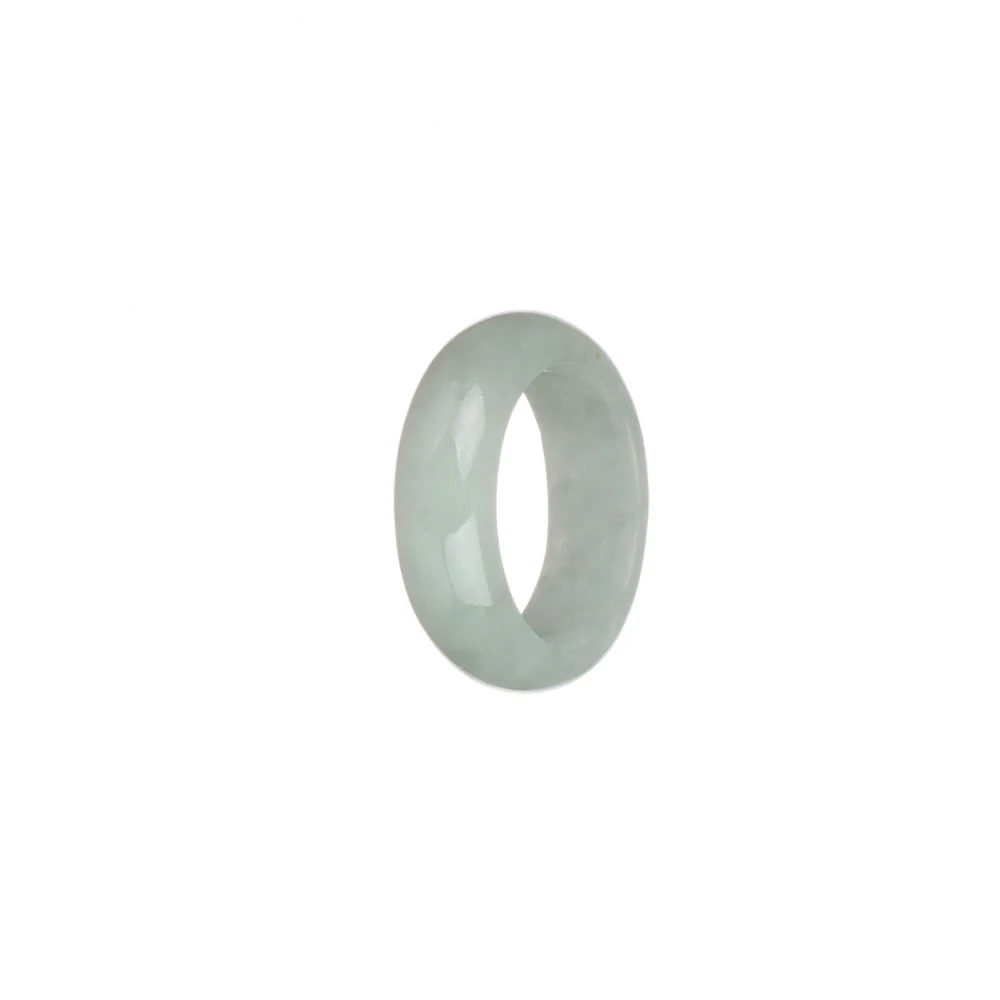 Authentic White Jade Ring  - US 8
