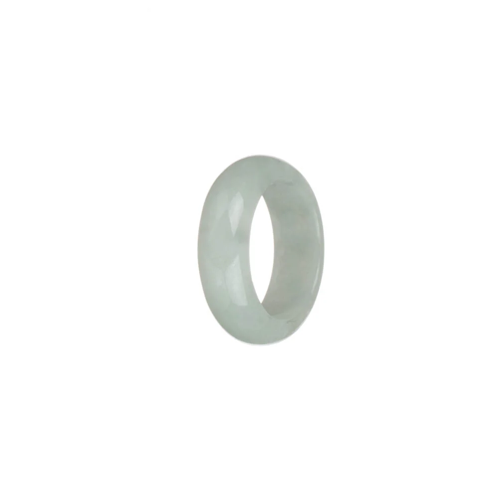 Authentic White Jade Ring  - US 8 - Image 2