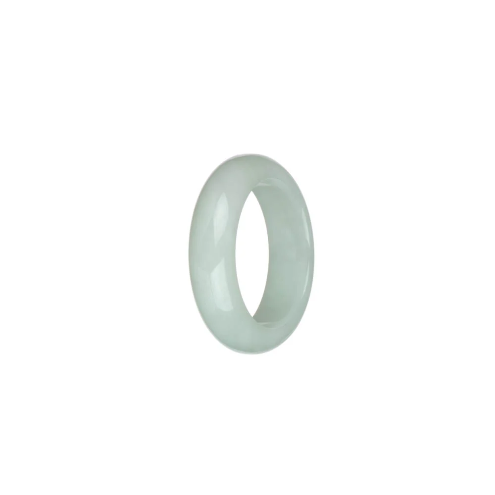Real White Burma Jade Ring  - US 9.5 - Image 3