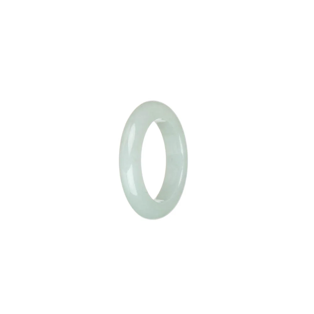 Genuine White Jade Ring  - US 7 - Image 3