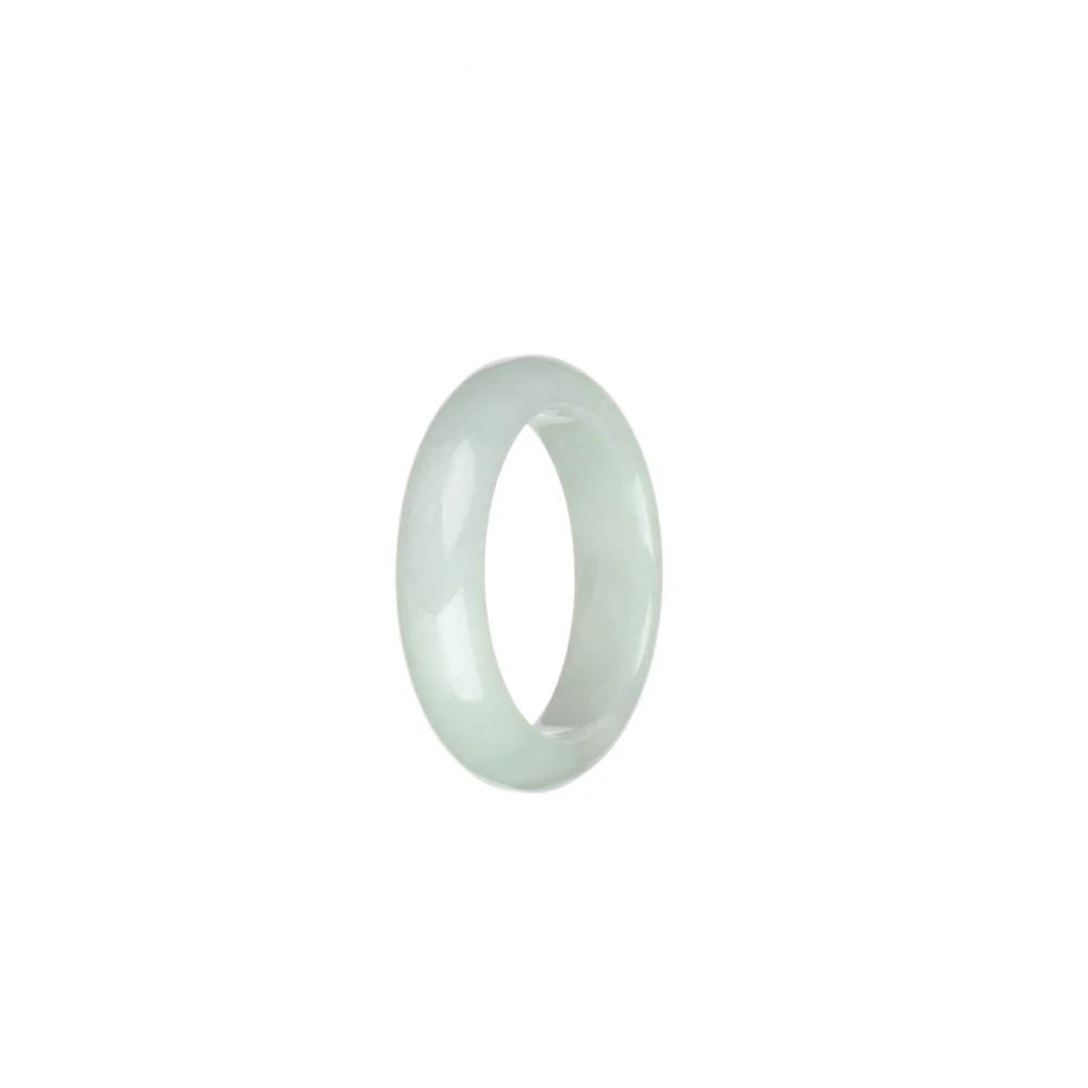 Genuine White Jadeite Jade Ring - US 9.75 - Image 3