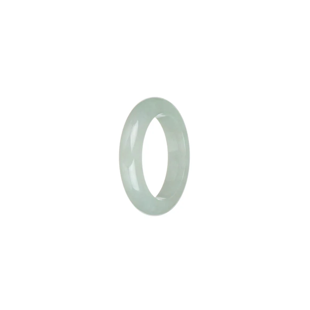 Genuine White Jadeite Jade Ring  - US 8.25 - Image 2