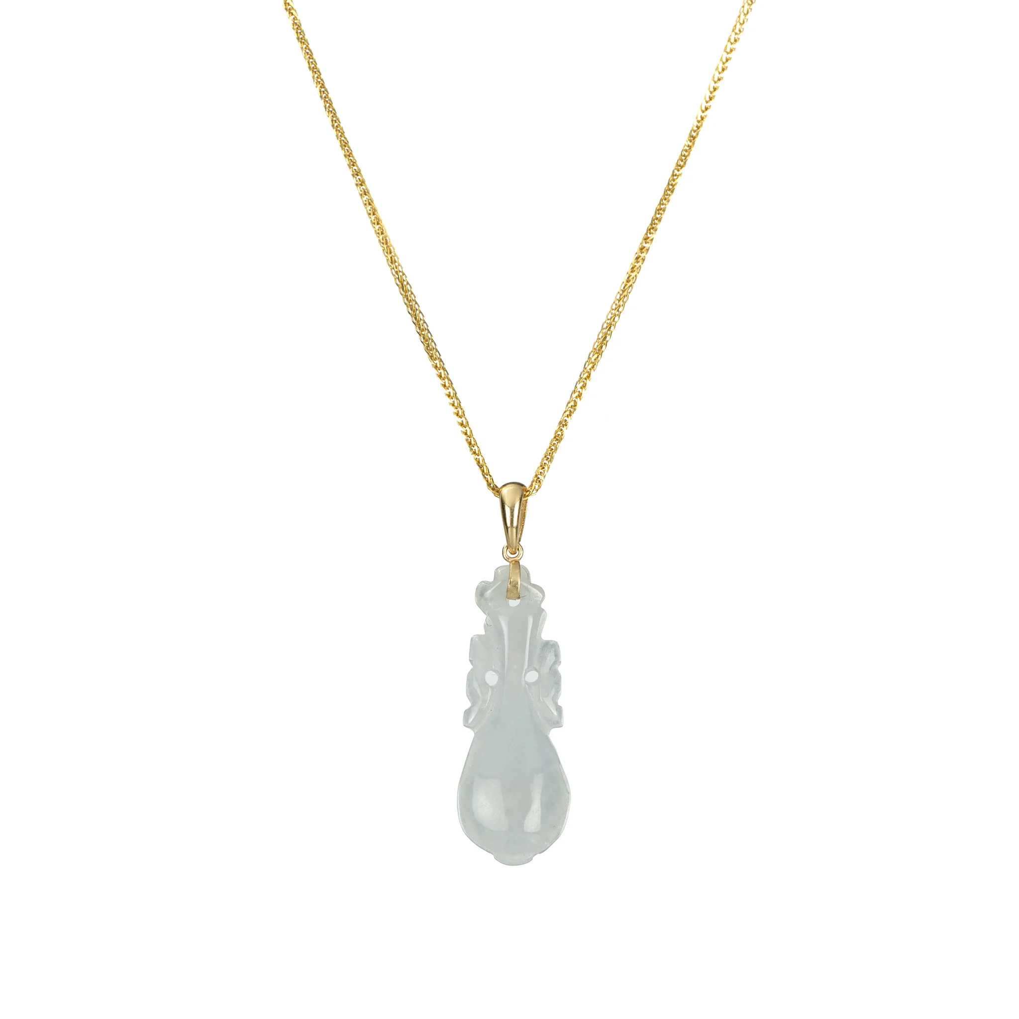 White Jade Vase Pendant