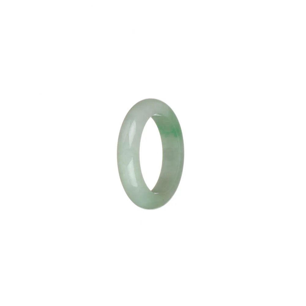 Certified White with Apple Green Jade Band - US 7 - Image 2